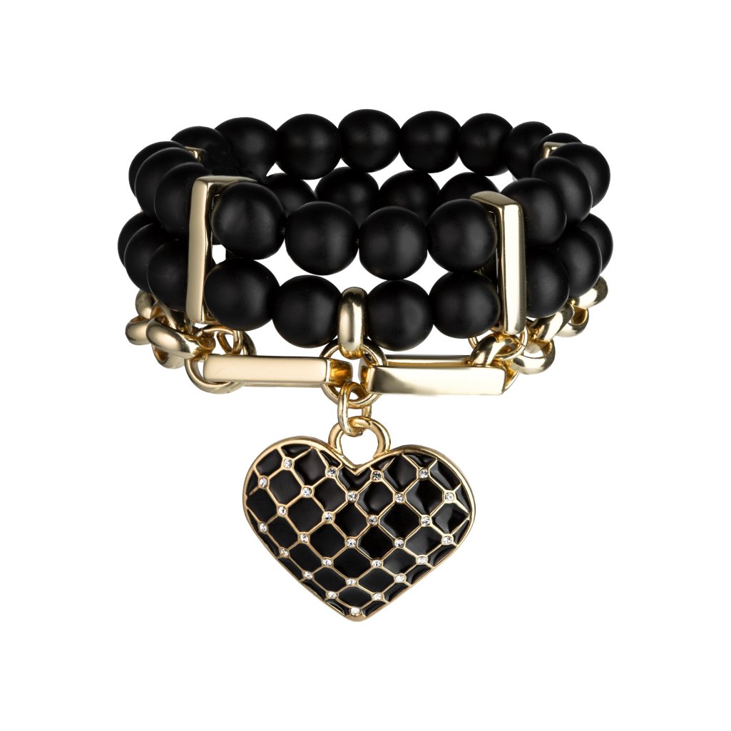 Bracelet black matte onyx